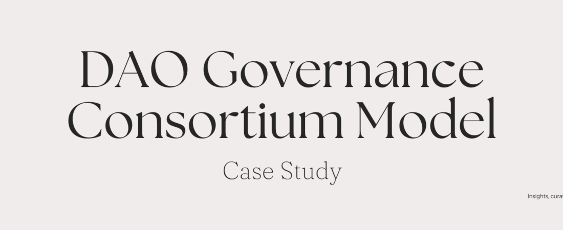 DAO Governance: Consortium Model Based on Power Balance
